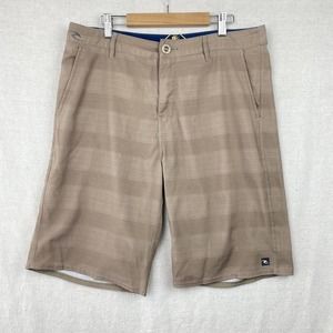 Rip Curl Boardwalk Shorts Land or Water Mens 32 Tan Shorts